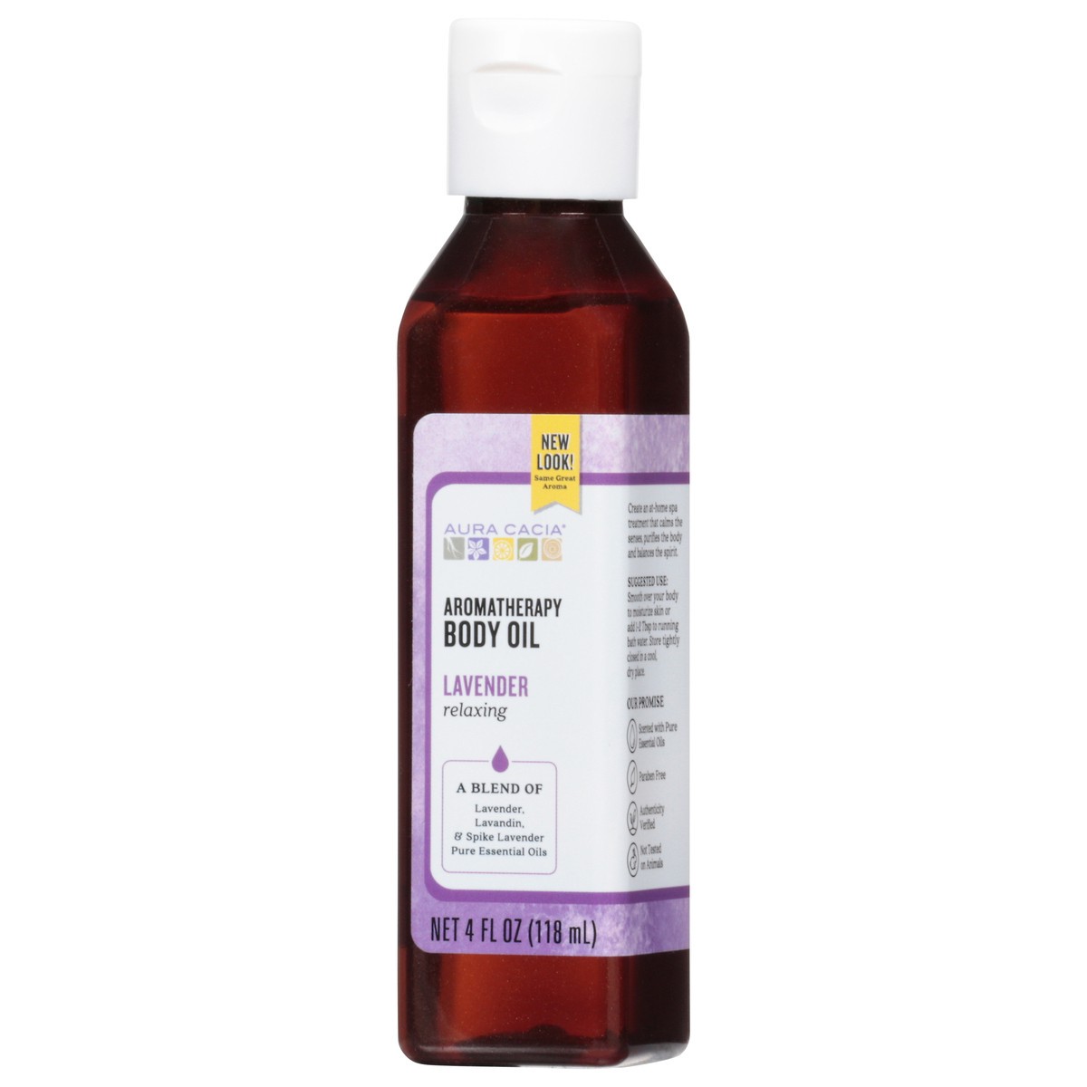 slide 13 of 13, Aura Cacia Relaxing Lavender Aromatherapy Body Oil 4 fl oz, 4 fl oz