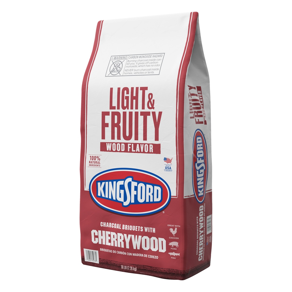 slide 3 of 8, Kingsford Charcoal Briquets with Cherrywood, 16 lb