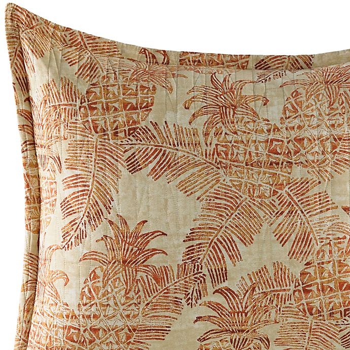 slide 2 of 2, Tommy Bahama Batik Pineapple King Pillow Sham - Sienna, 1 ct