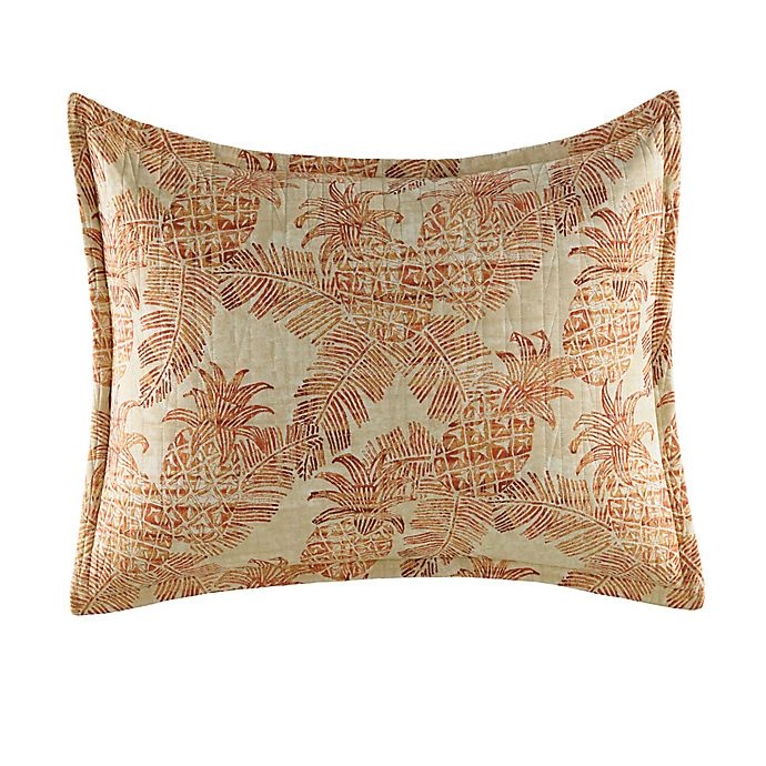 slide 1 of 2, Tommy Bahama Batik Pineapple King Pillow Sham - Sienna, 1 ct