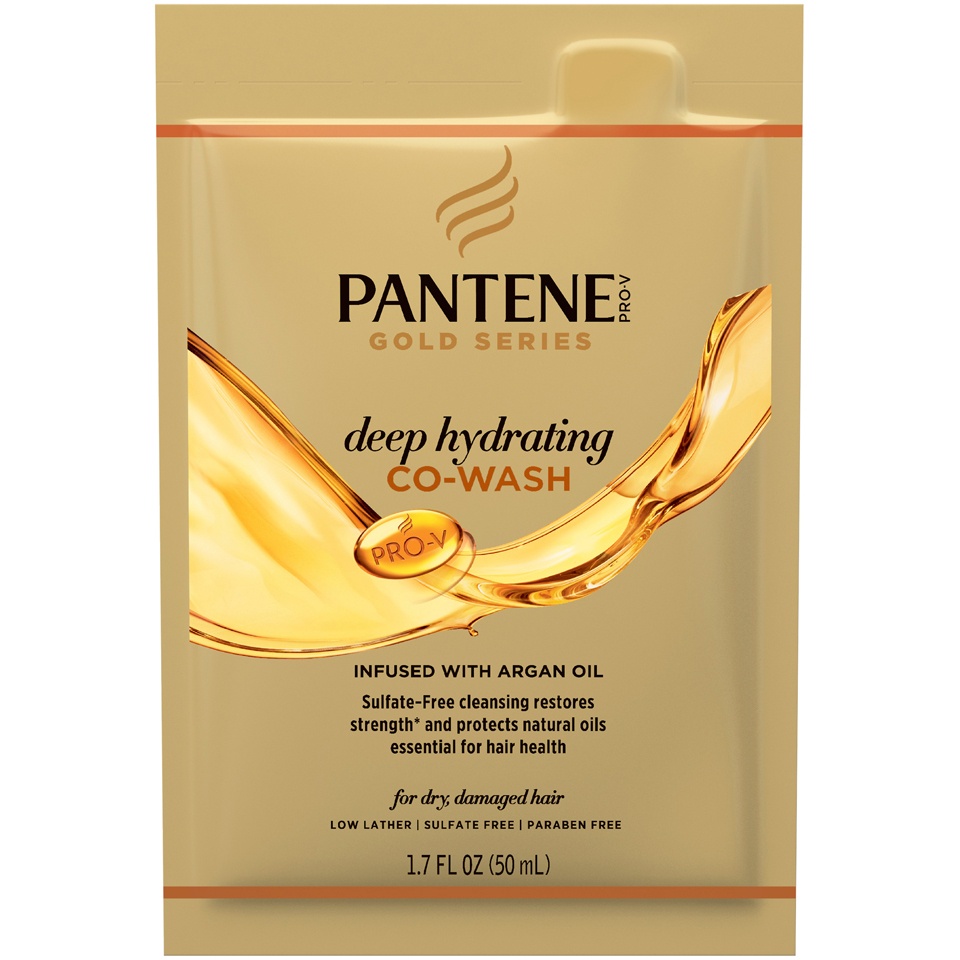 slide 1 of 3, Pantene Pro-V Gold Series Deep Hydrating Co-Wash, 1.7 oz