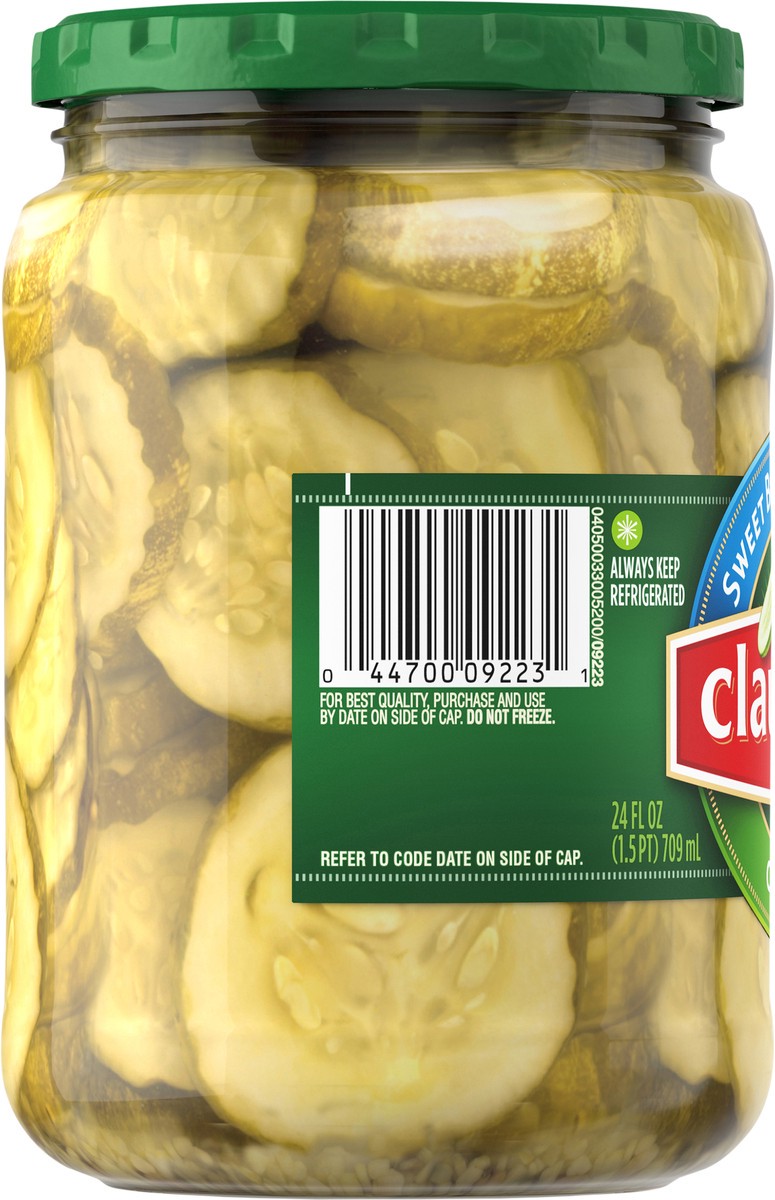 slide 5 of 9, Claussen Sweet Bread 'N Butter Pickle Chips, 24 fl. oz. Jar, 24 fl oz