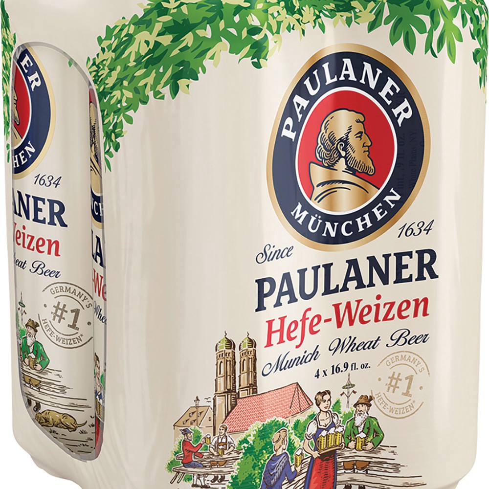 slide 1 of 1, Paulaner Hefe Weizen, 4 ct; 16.9 oz