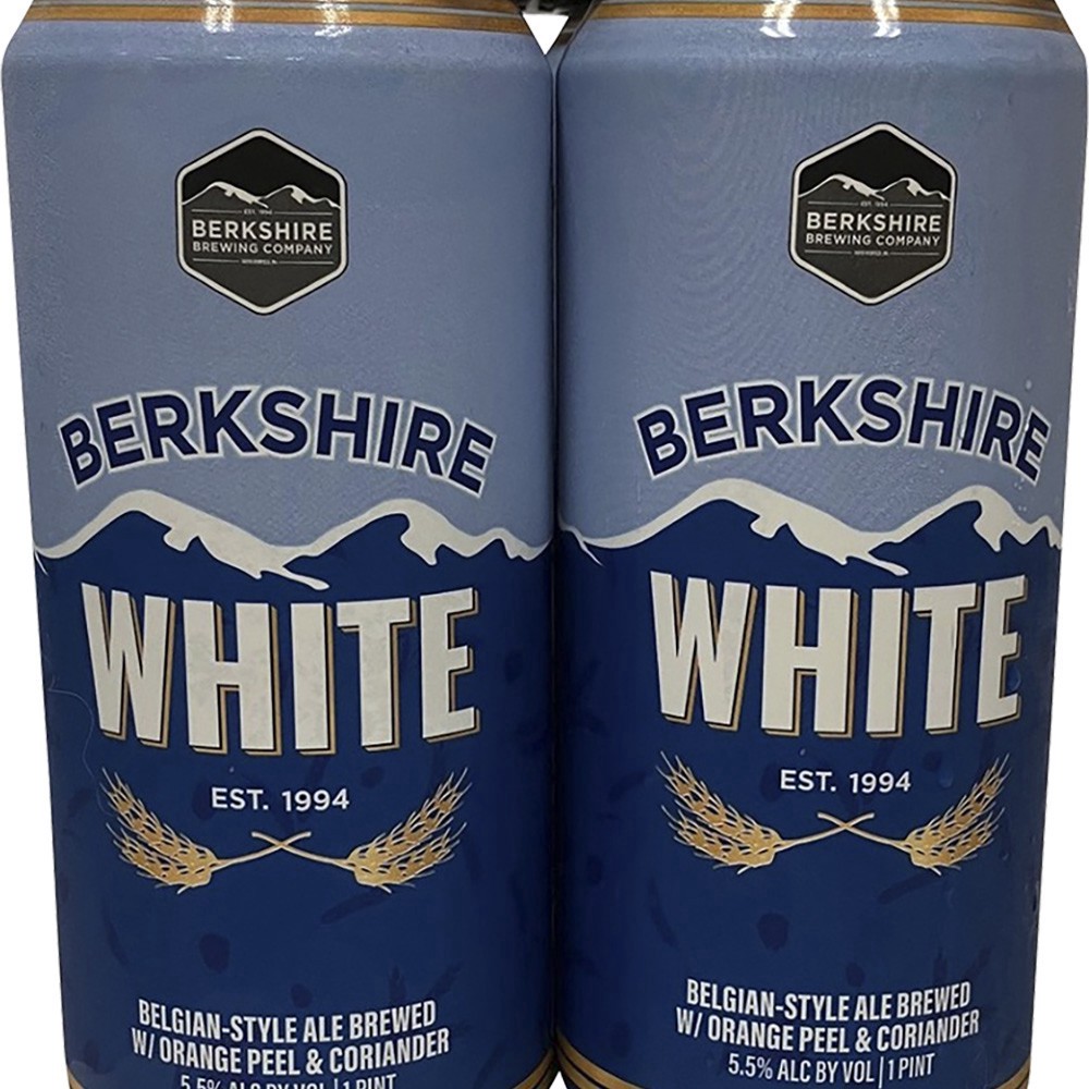 slide 1 of 1, Berkshire Brewing Company Berkshire White, 4 ct; 16 oz