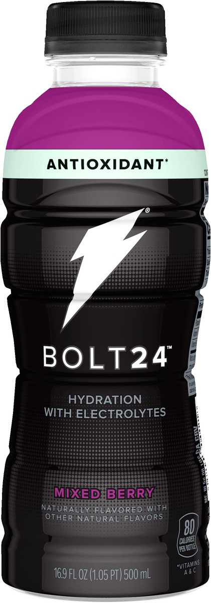 slide 2 of 3, Bolt24 Mixed Berry Hydration Drink - 16.9 fl oz, 16.9 fl oz