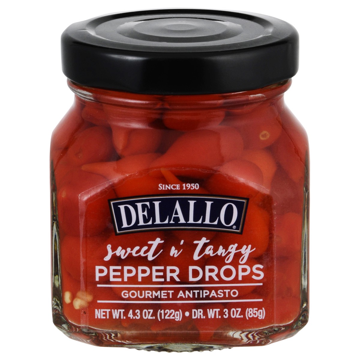 slide 1 of 14, DeLallo Sweet & Tangy Pepper Drops, 4.3 oz