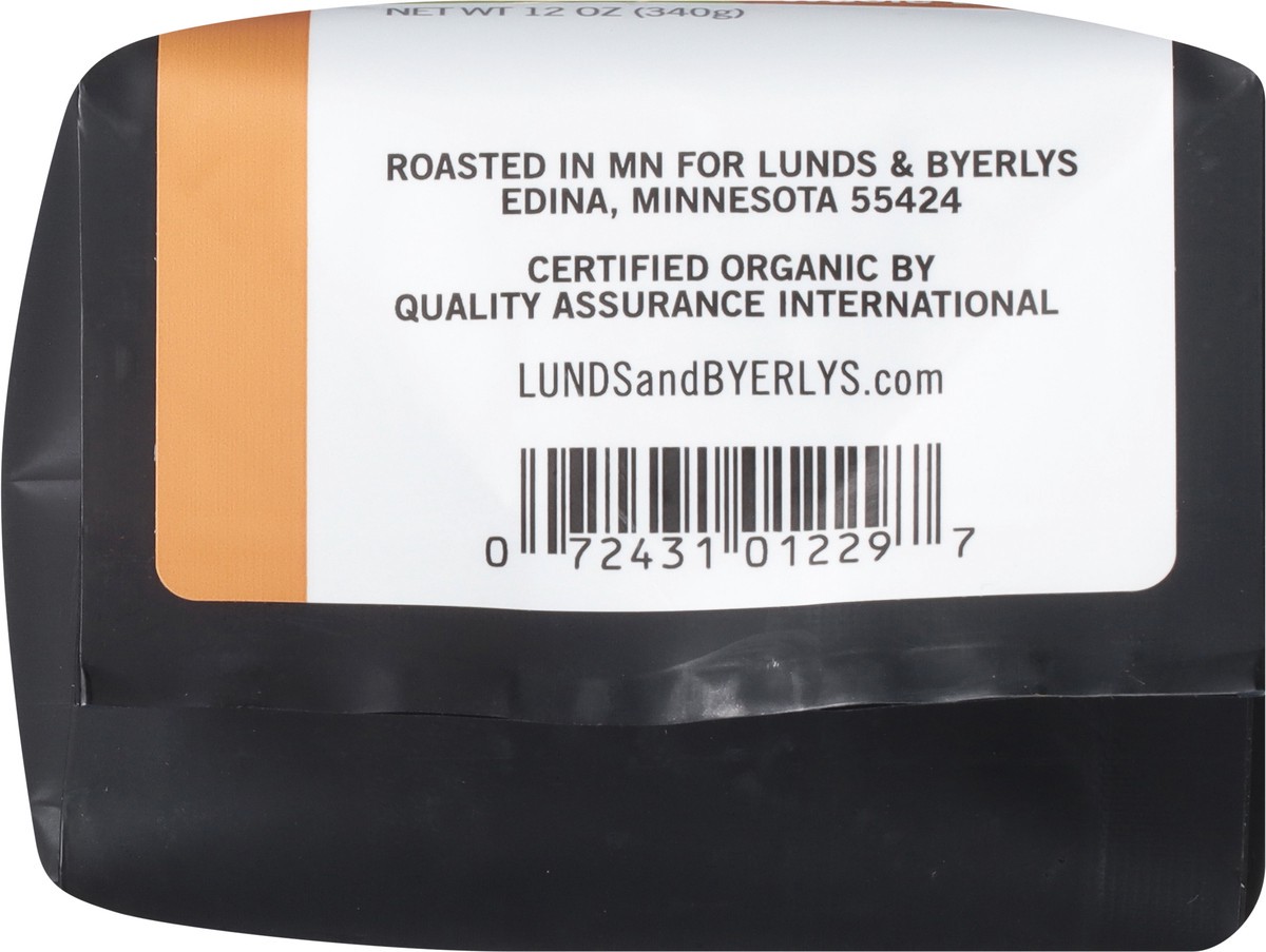 slide 3 of 9, Lunds & Byerlys Medium Roast Whole Bean Organic Sunrise Blend Coffee - 12 oz, 12 oz