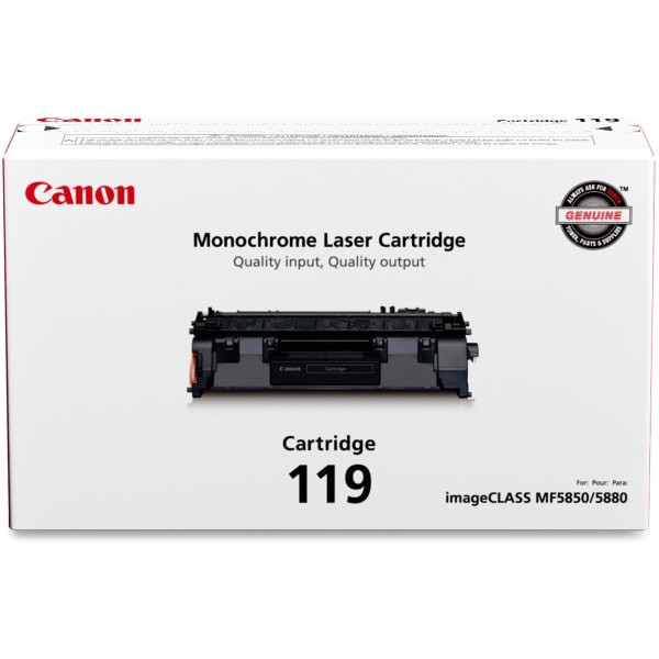 slide 5 of 5, Canon Crg-119 Black Toner Cartridge (3479B001Aa), 1 ct