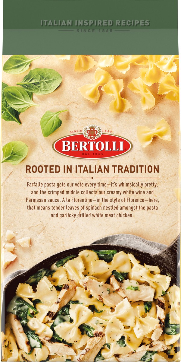 slide 5 of 12, Bertolli Chicken Florentine & Farfalle 22 oz, 22 oz