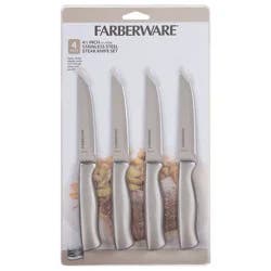 Farberware Stainless Steel Steak Knife Set 4 ea