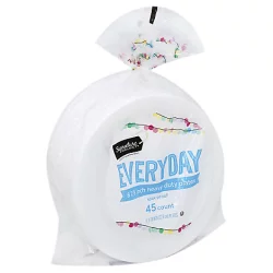 Signature Select Plates White Everyday Soak 8 7/8In