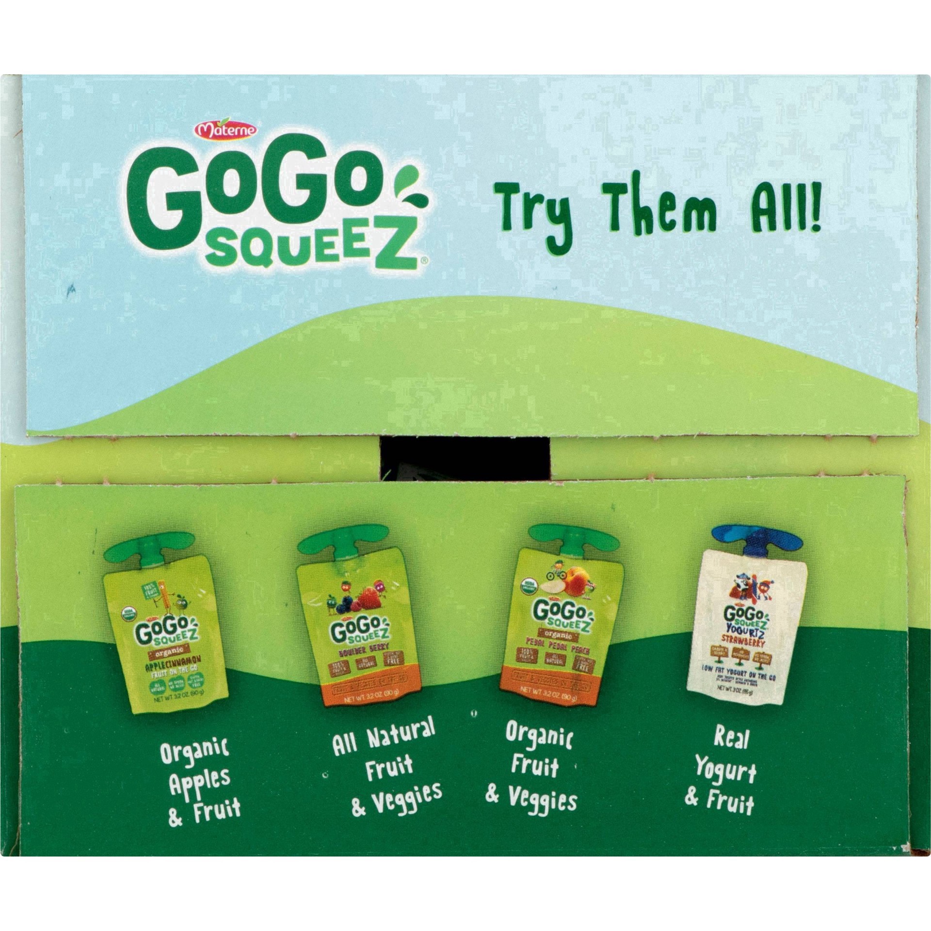 slide 9 of 52, GoGo squeeZ Family Size Variety Pack Fruit on the Go Applesauce 20 - 3.2 oz Pouches, 20 ct