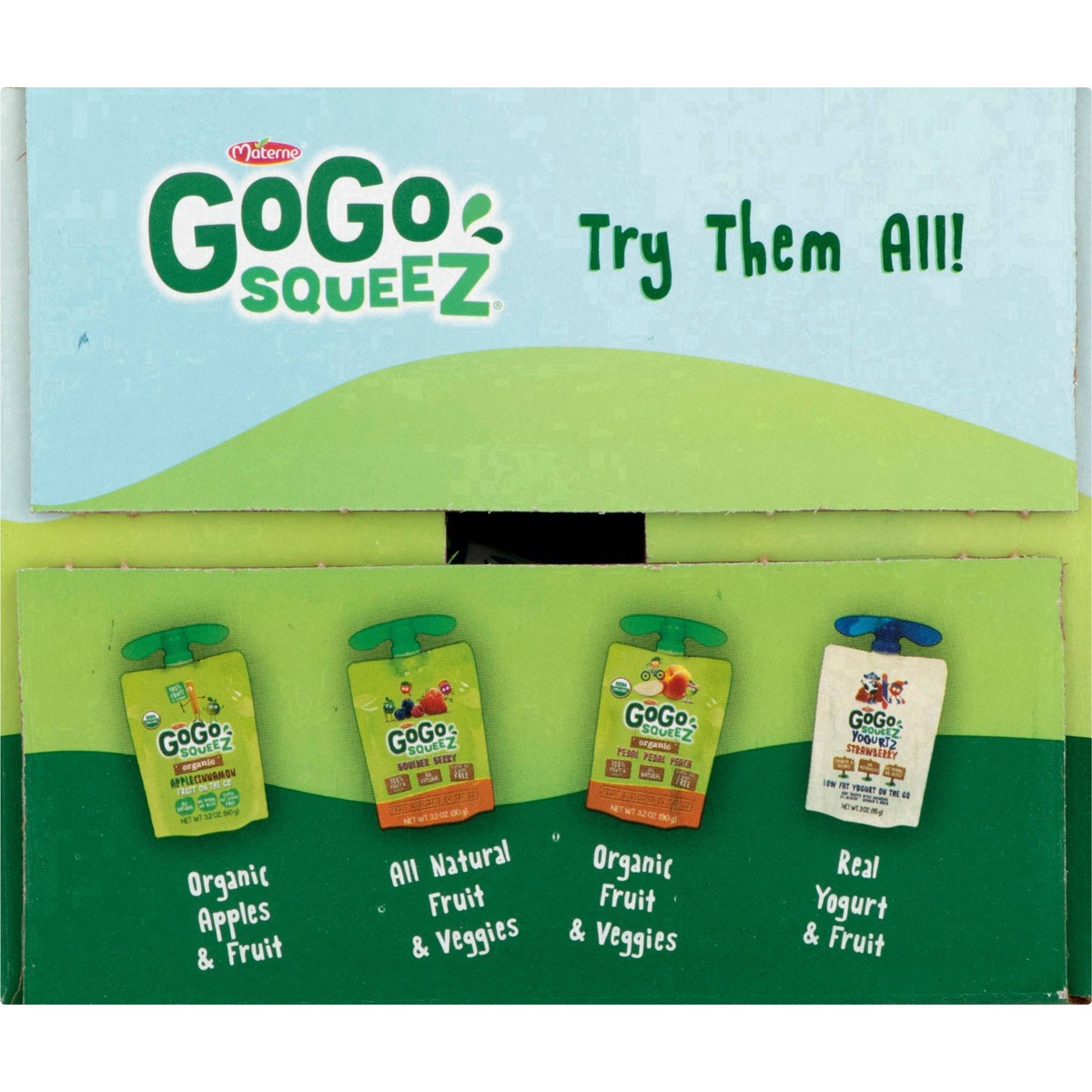 slide 39 of 52, GoGo squeeZ Family Size Variety Pack Fruit on the Go Applesauce 20 - 3.2 oz Pouches, 20 ct