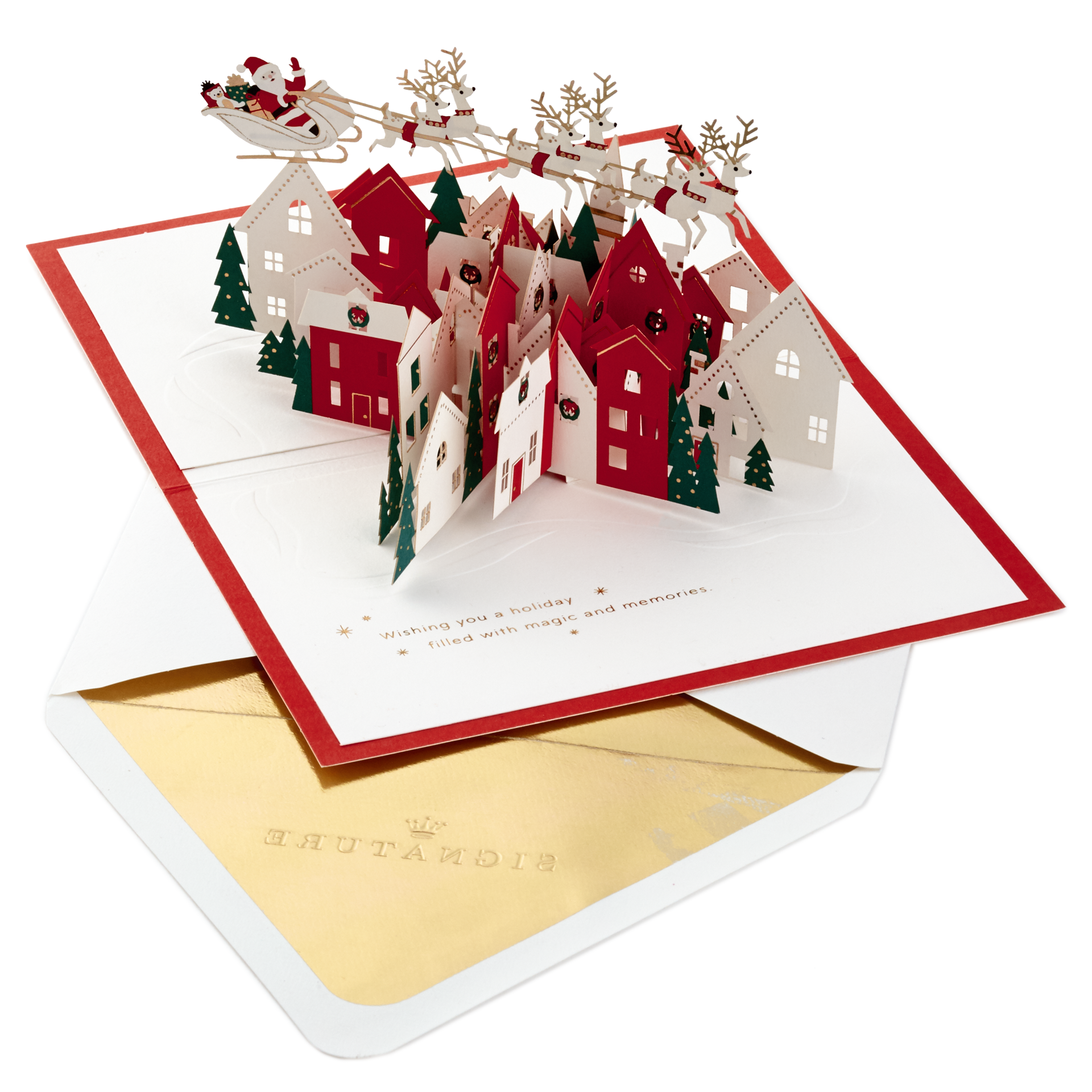 slide 4 of 5, Hallmark Paper Wonder Pop Up Christmas Greeting Cards 1 ea, 1 ct
