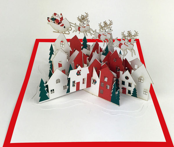 slide 3 of 5, Hallmark Paper Wonder Pop Up Christmas Greeting Cards 1 ea, 1 ct