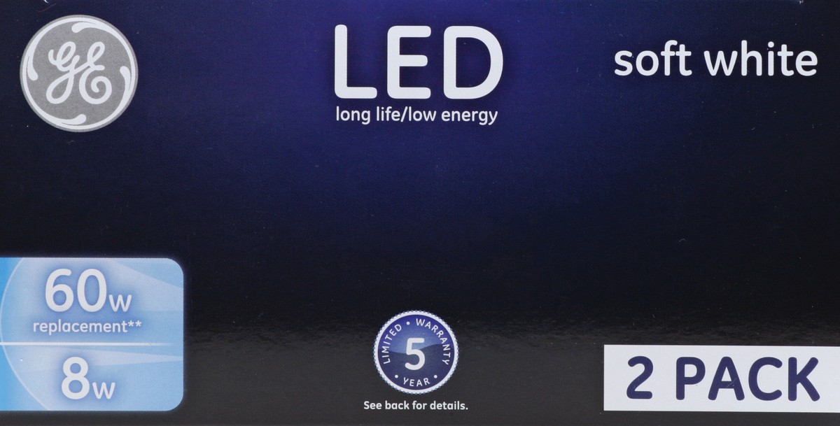 slide 4 of 8, GE Light Bulb 2 ea, 2 ct