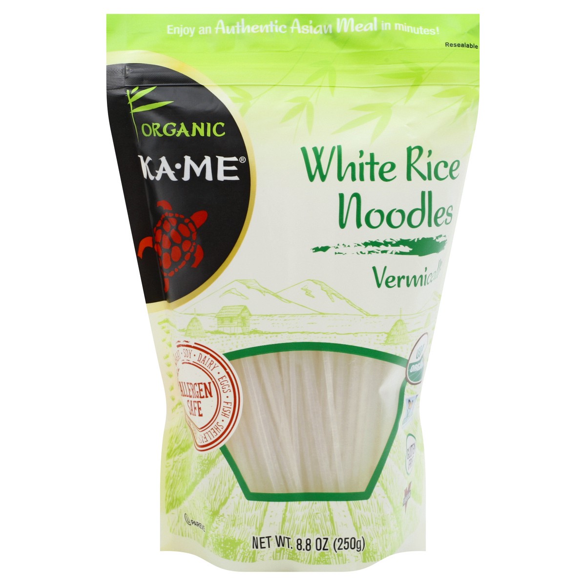 slide 1 of 12, KA-ME Organic Vermicelli White Rice Noodles 8.8 oz, 8.8 oz