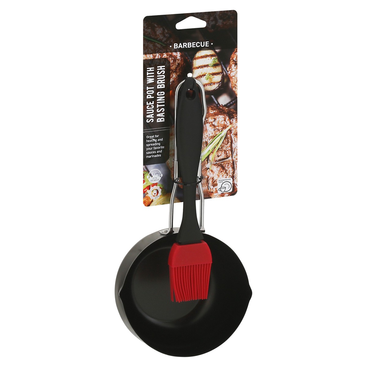 slide 8 of 9, Farberware BBQ Sauce Pot with Basting Brush, 1 ct