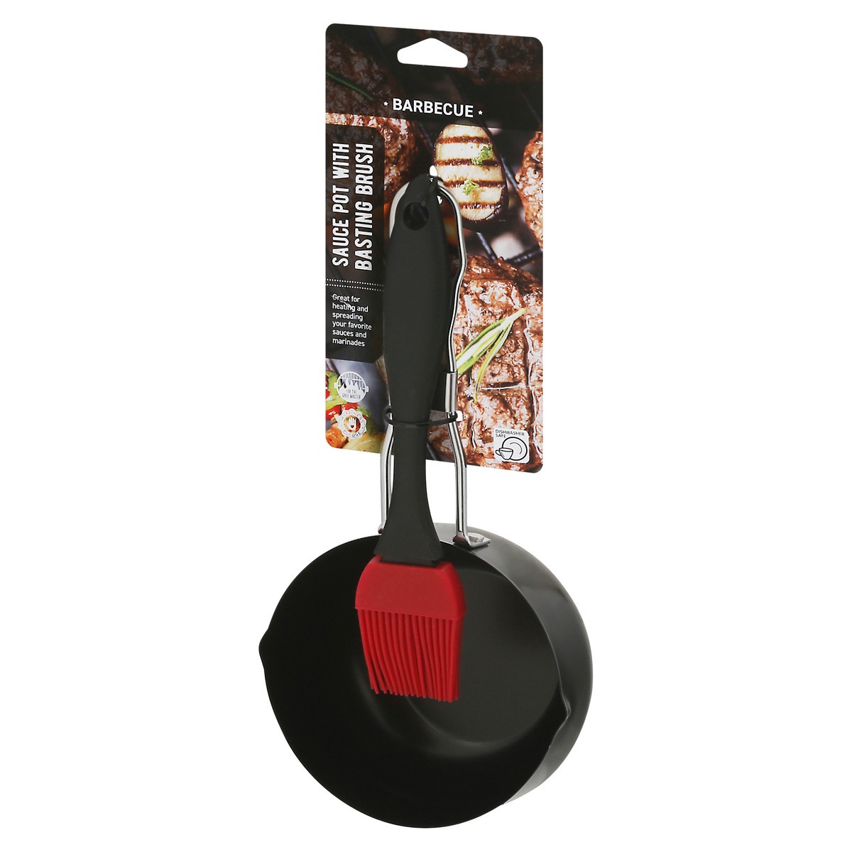 slide 6 of 9, Farberware BBQ Sauce Pot with Basting Brush, 1 ct