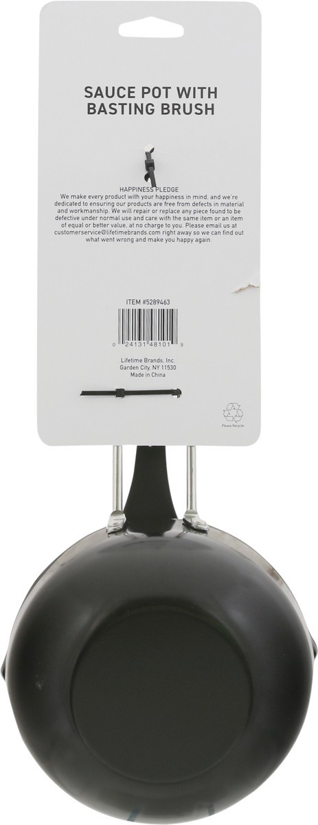 slide 3 of 9, Farberware BBQ Sauce Pot with Basting Brush, 1 ct