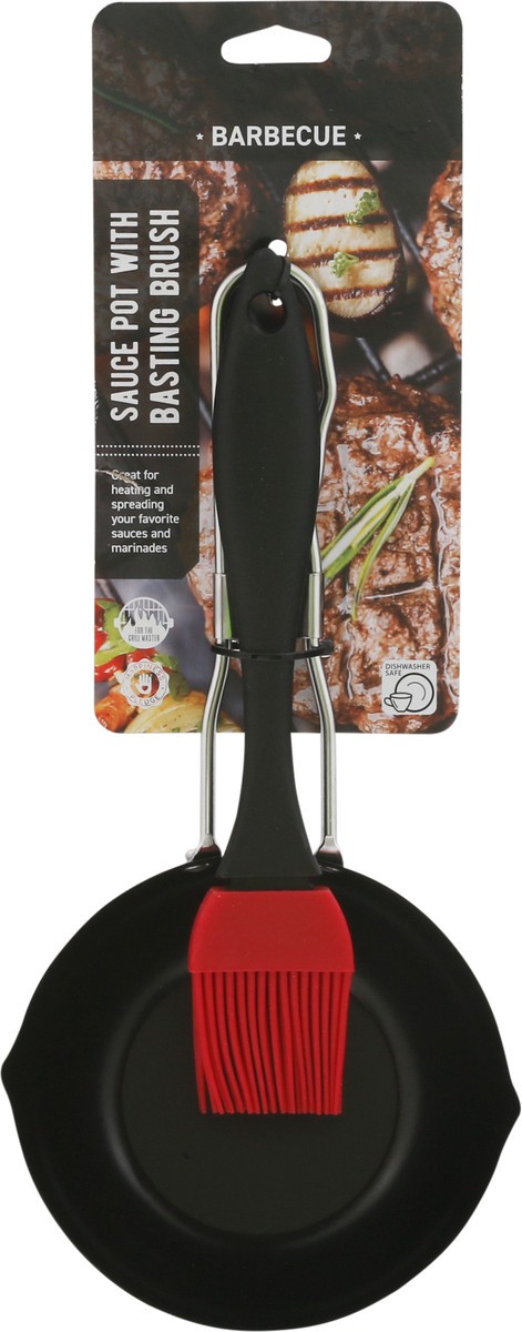 slide 4 of 9, Farberware BBQ Sauce Pot with Basting Brush, 1 ct