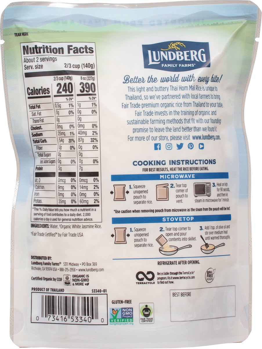 slide 2 of 9, Lundberg Family Farms Organic Jasmine Rice 8 oz, 8 oz