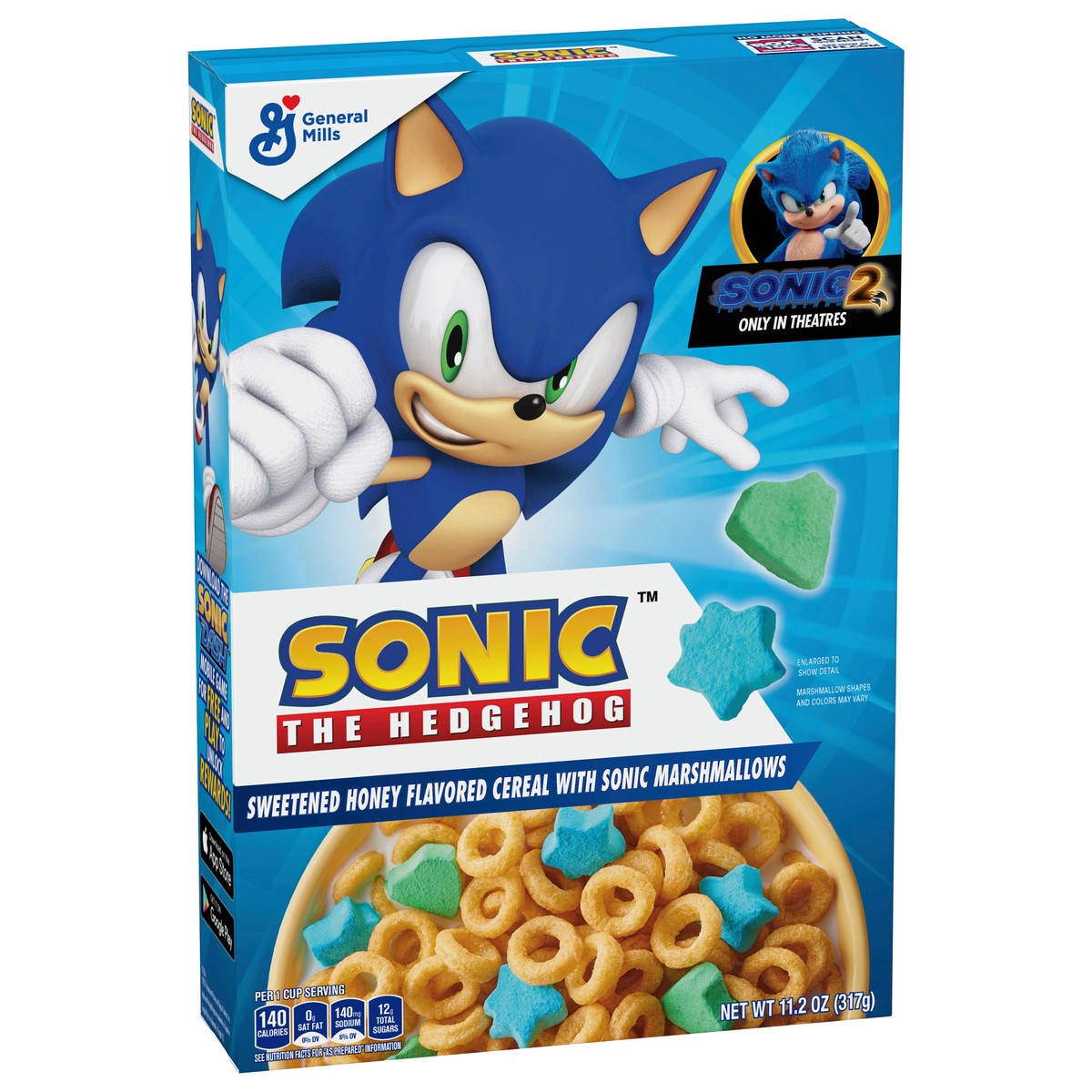 slide 2 of 9, General Mills Sonic the Hedgehog Cereal, 11.2 oz