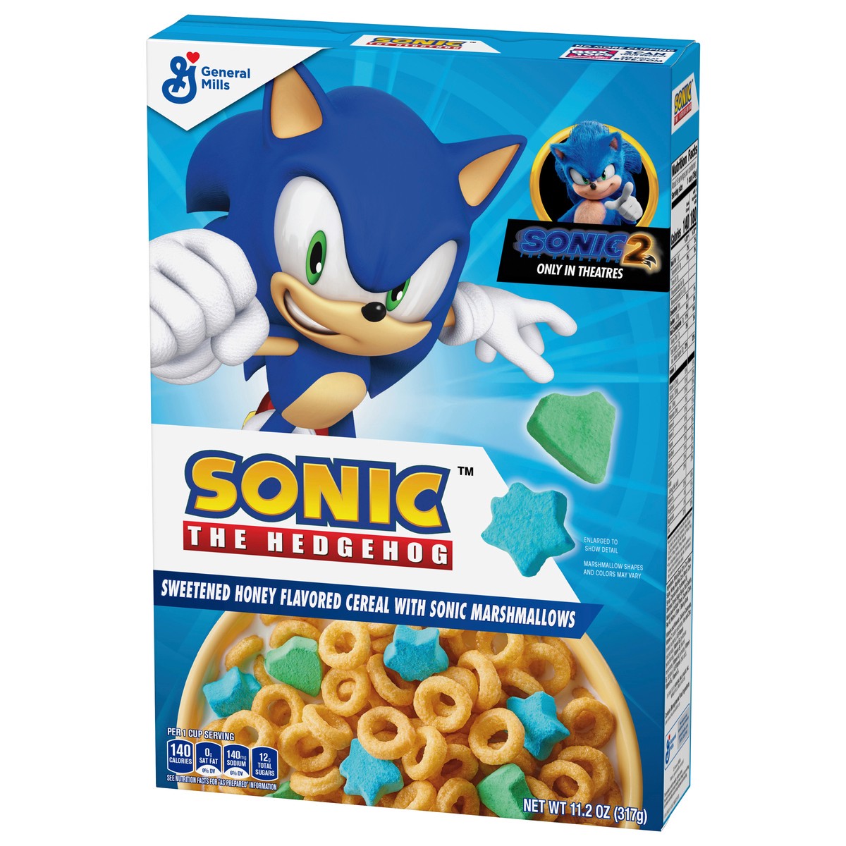 slide 3 of 9, General Mills Sonic the Hedgehog Cereal, 11.2 oz