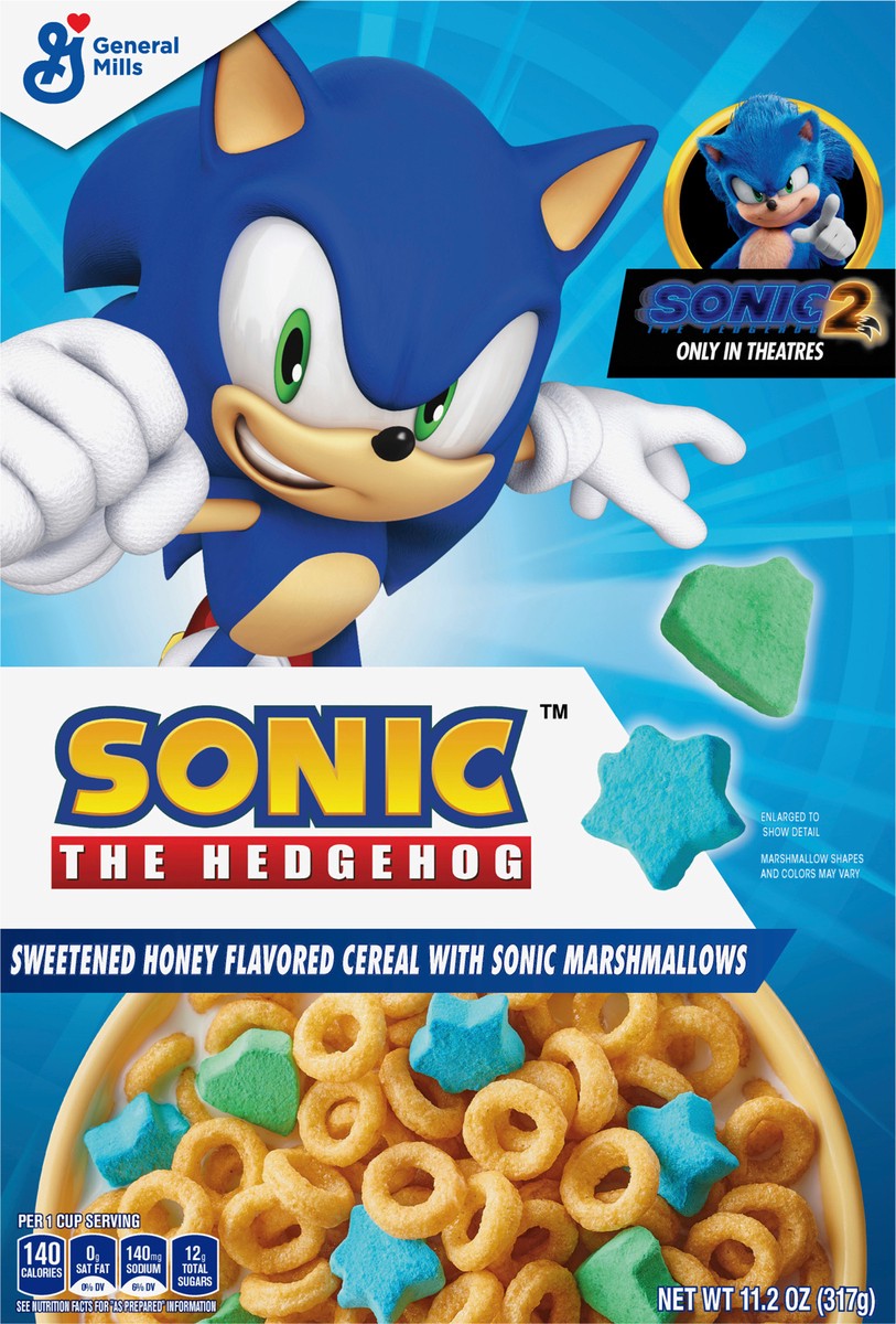 slide 6 of 9, General Mills Sonic the Hedgehog Cereal, 11.2 oz