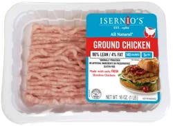 Isernio's Ground Chicken 16 oz