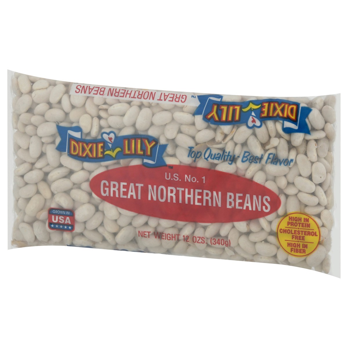 slide 6 of 14, Dixie Lily Great Northern Beans, 12 oz