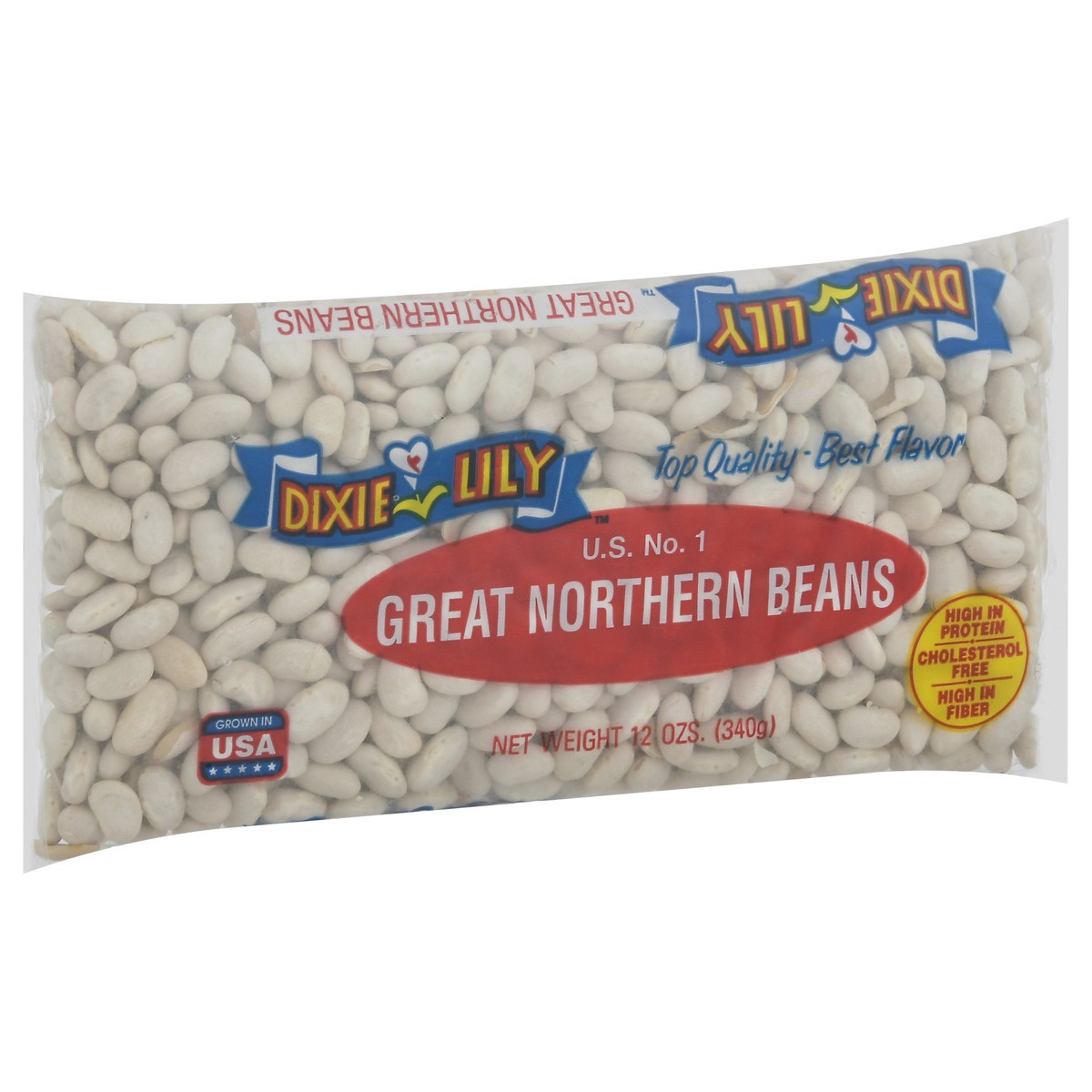 slide 13 of 14, Dixie Lily Great Northern Beans, 12 oz