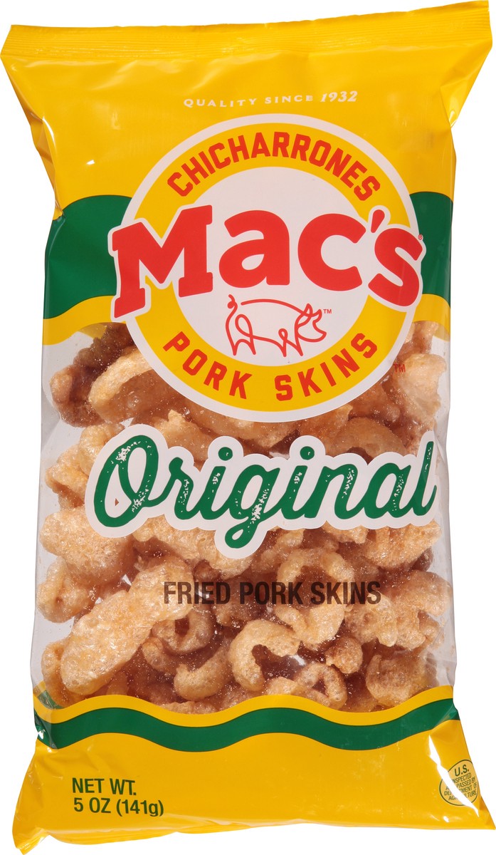 slide 4 of 9, Mac's Fried Original Pork Skins 5 oz, 5 oz