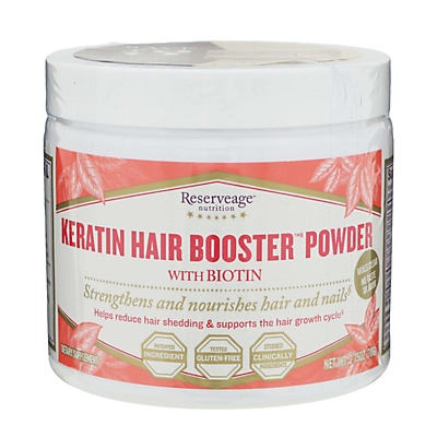 slide 1 of 1, Reserveage Nutrition Keratin Hair Booster Powder, 2.75 oz