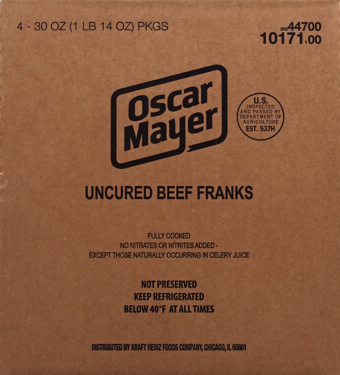 slide 4 of 8, Oscar Mayer Mega Pack Classic Uncured Beef Franks 20 Count, 30 oz