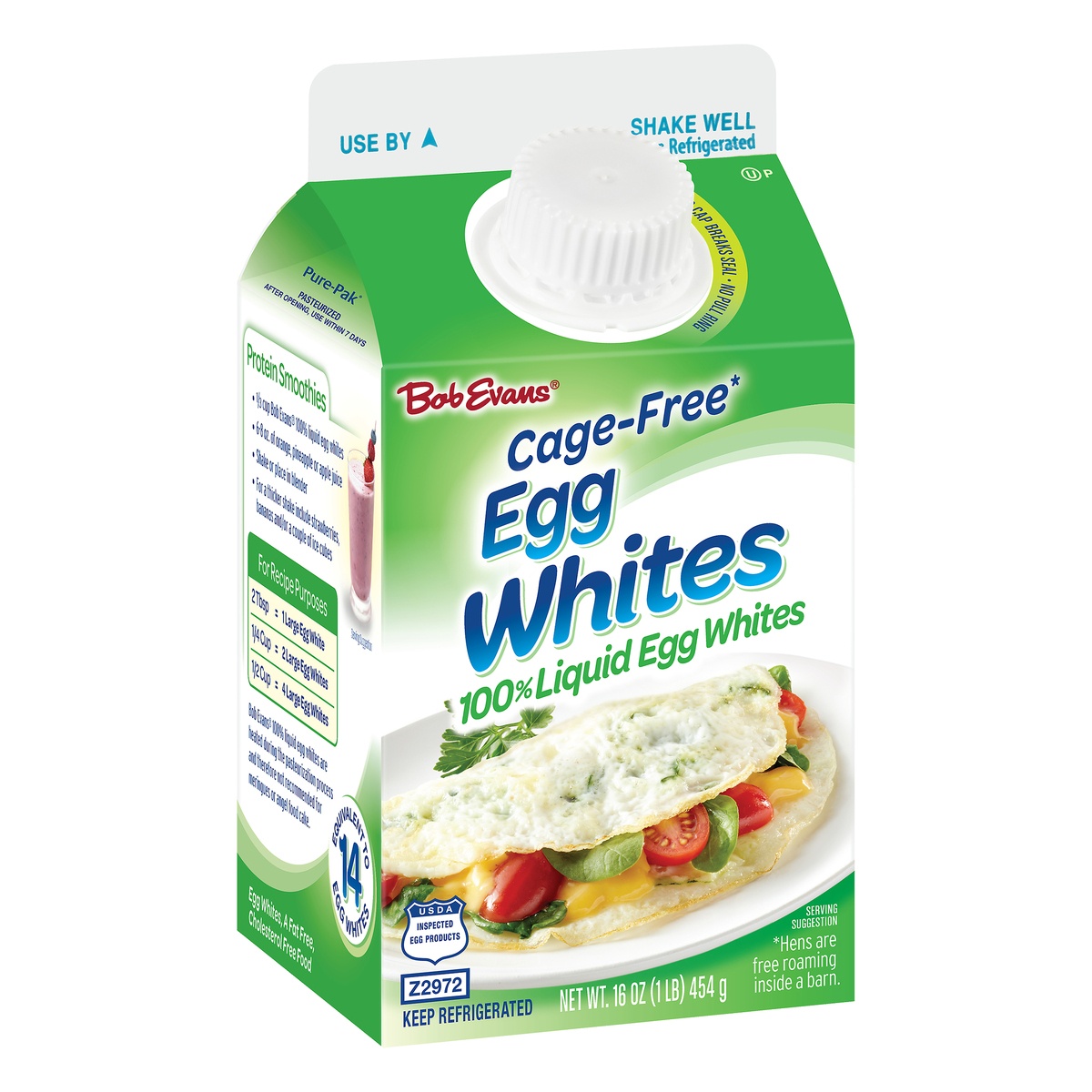 slide 2 of 10, Bob Evans Cage Free Liquid Egg Whites, 16 oz