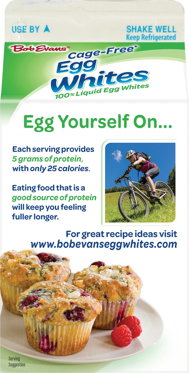slide 10 of 10, Bob Evans Cage Free Liquid Egg Whites, 16 oz