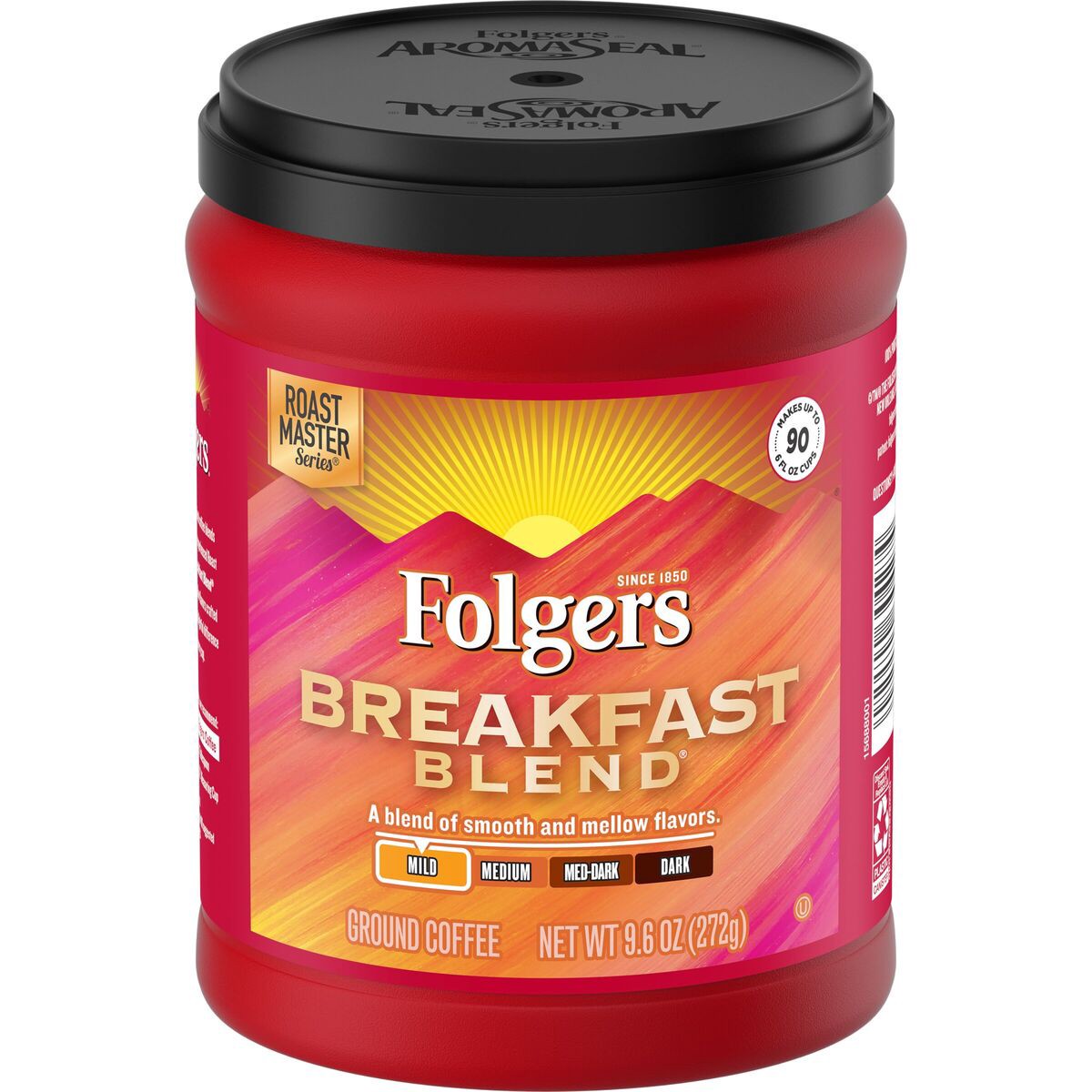 slide 2 of 4, Folgers Coffee, Breakfast Blend, 9.6 oz