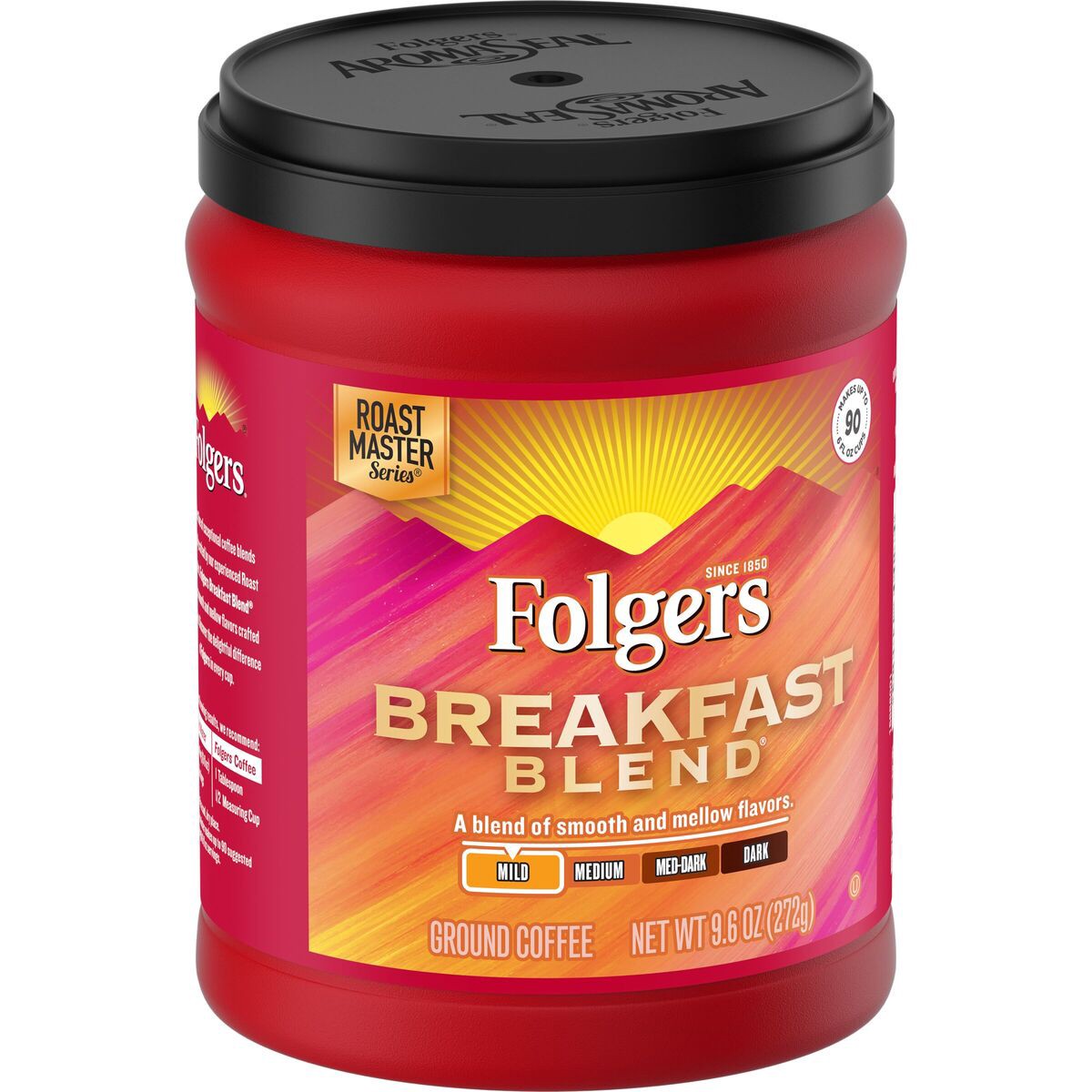 slide 4 of 4, Folgers Coffee, Breakfast Blend, 9.6 oz