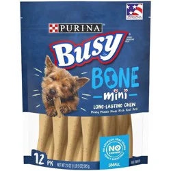 Purina Busy Bone Small Breed Adult Dog Chew Bone Treats, Mini