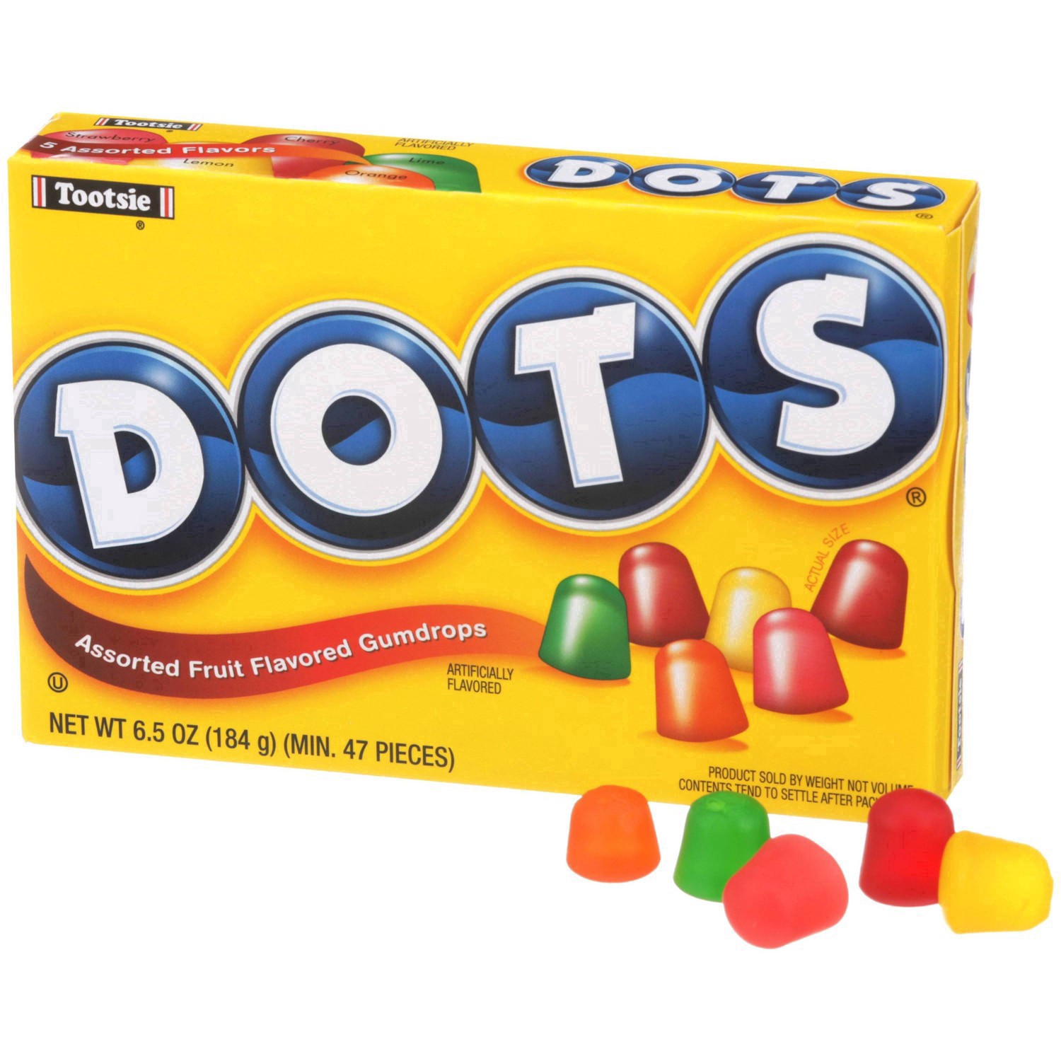 slide 5 of 49, DOTS Tootsie Roll Dots Candy, 6.5 oz