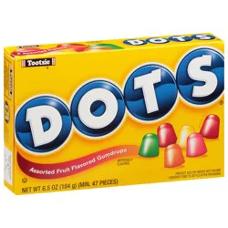 DOTS Assorted Fruit Flavored Gumdrops - 6.5 oz