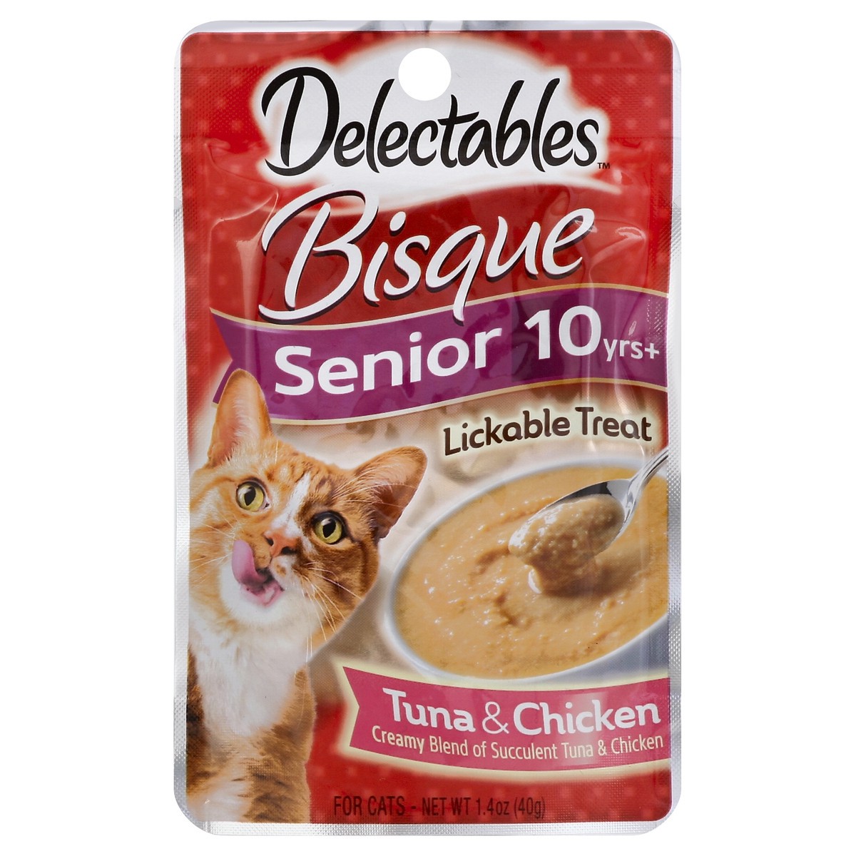 slide 2 of 3, Delectables Bisque Treat for Cats 1.4 oz, 1.4 oz