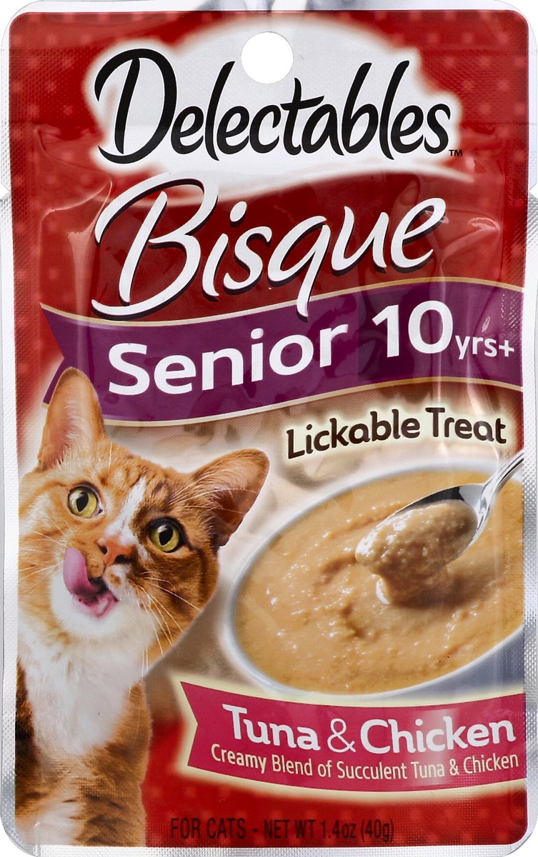 slide 1 of 3, Delectables Bisque Treat for Cats 1.4 oz, 1.4 oz