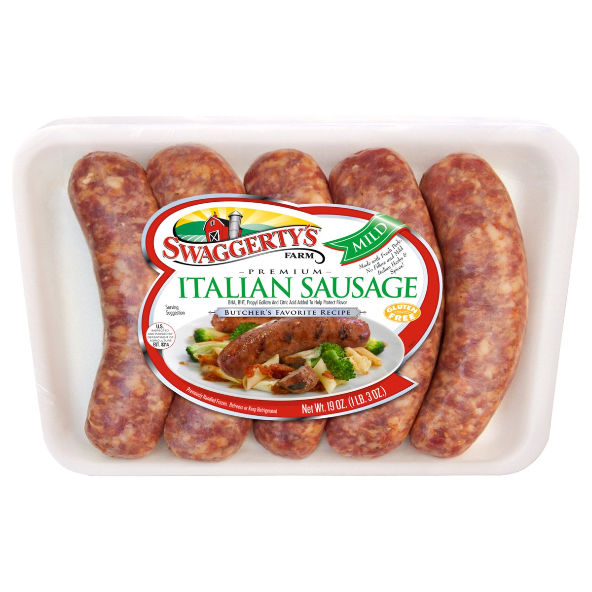 slide 1 of 14, Swaggerty's Farm Butcher's Favorite Recipe, 19 oz