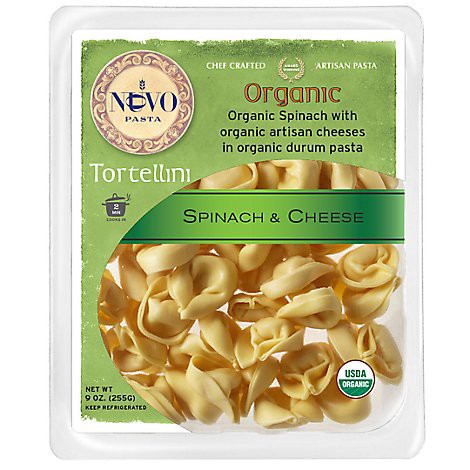 slide 1 of 1, Nuovo Organic Spinach Cheese Tortellini - 9 Oz, 9 oz