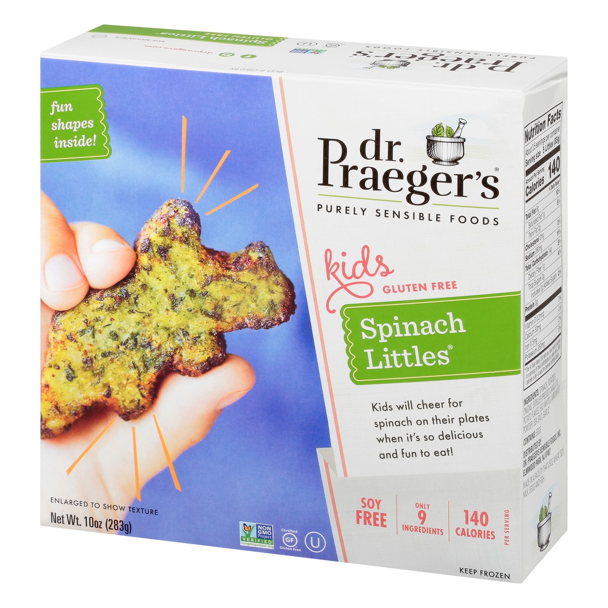 slide 3 of 9, Dr. Praeger's Kids Gluten Free Spinach Littles 10 oz, 10 oz
