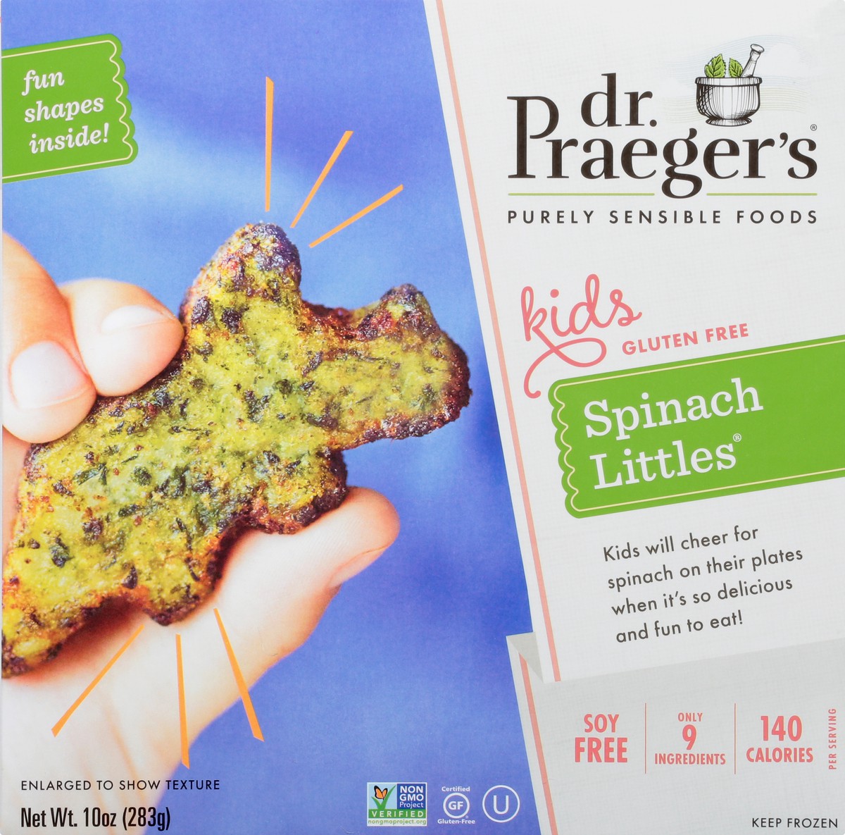 slide 6 of 9, Dr. Praeger's Kids Gluten Free Spinach Littles 10 oz, 10 oz