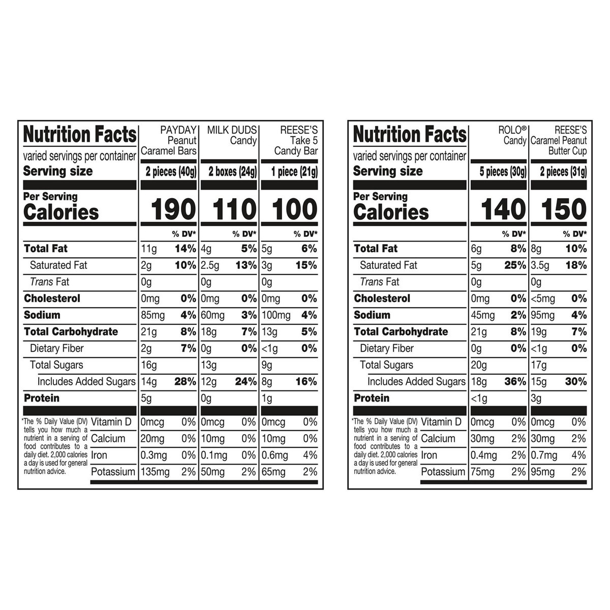 slide 2 of 8, Hershey's Hershey Assorted Caramel Flavored, Halloween Candy Bag, 18.08 oz (35 Pieces), 35 ct