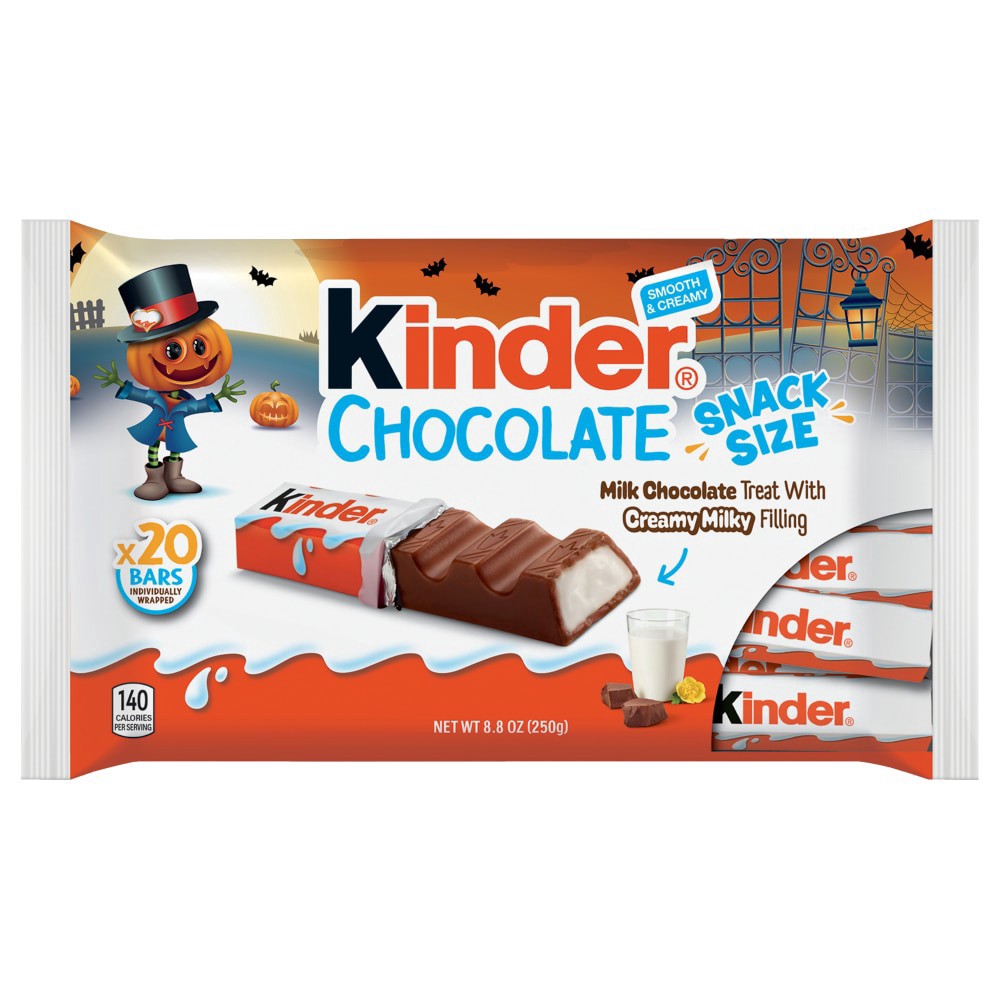 slide 2 of 2, &kindrh25 Ss Hlwn Candy Choc, 1 ct